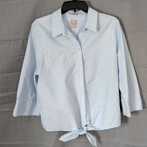 chic Light Blue Women's Top